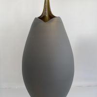 Frosted Grey Casino Vase Small | $94.00 | GV882542