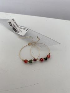 Hoop Earrings with Beads | $5.95 | CJ233666