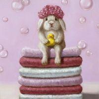 Bath Day | Oil | 20x16 | SOLD