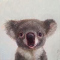 Baby Koala | Oil | 5x5 | SOLD