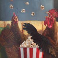 Popcorn Chicken | Oil | 20x28 | SOLD