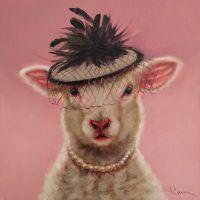 Madam Ewe | Oil | 6x6 | SOLD