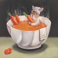 Carrot Spa | Oil | 24x24 | SOLD