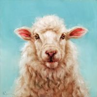 Sheep | Oil | 5x5 | SOLD