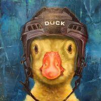 Mighty Duck | Oil | 16x16 | SOLD