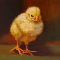 Just Hatched II | Oil | 8x8 | SOLD