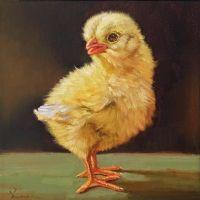 Just Hatched l Oil l 8x8 l SOLD