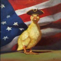 The Patriot | Oil | 12x12 | SOLD